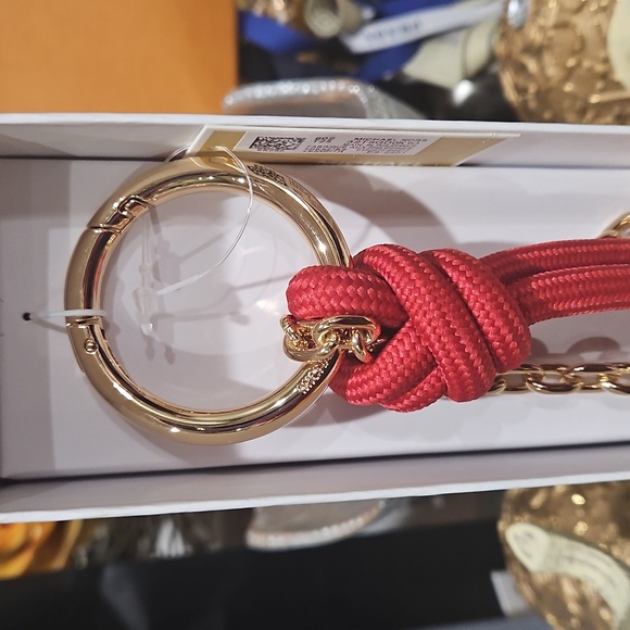 Michael Kors Red and Gold Keychain - Picture 6 of 8